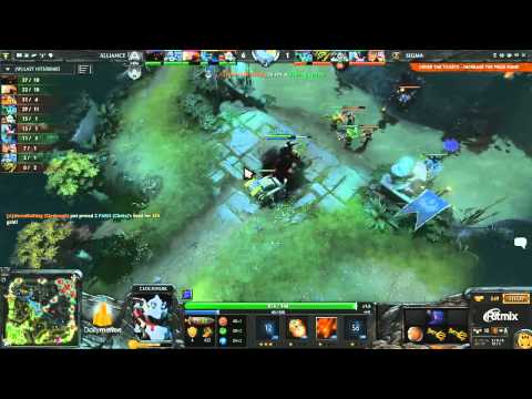The Alliance vs Sigma INT g.1 Quarterfinal  DOTA 2 Champions League   TobiWan