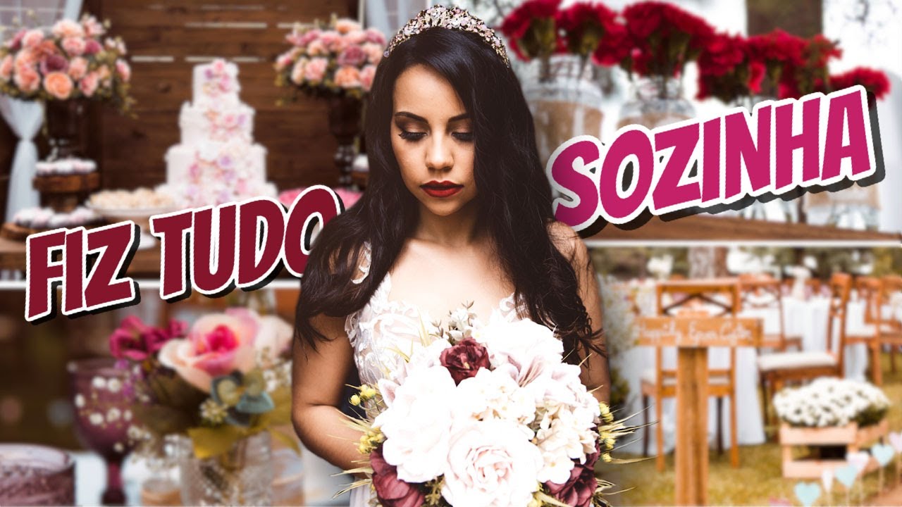 DIY FIZ A DECORAÇÃO DO MEU CASAMENTO SOZINHA (ARRANJOS, BUQUÊ, ETC) - ISABELA BORGES