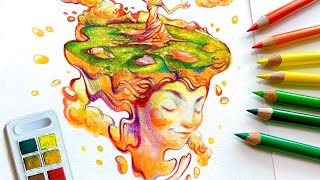 NEW Art Challenge - Art EVERY DAY for a MONTH! Jesstober Day 1