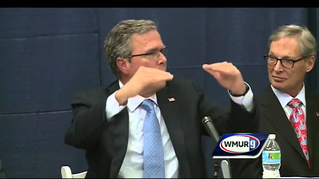 Raw Video: Jeb Bush speaks at business roundtable in Hudson