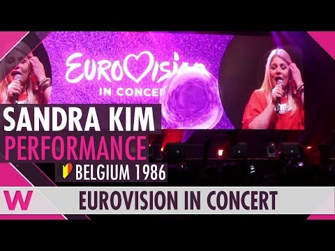 Sandra Kim "J'aime la vie" (Belgium 1986) LIVE @ Eurovision in Concert 2018