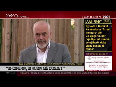 Edicioni informativ - 31 Gusht 2021 - Ora 09:00 - Ora News