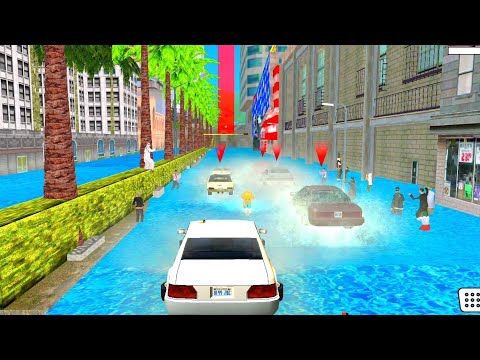 Upin Ipin ikut Balap mobil Banjir🤣