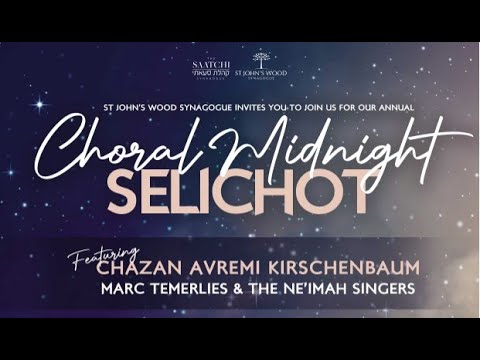 Selichot service featuring Avreimi Kirshenbaum and the Neimah Singers   2023