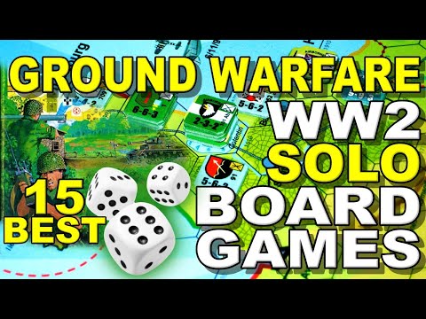 BEST WW2 Solitaire Board Games - Ground War - Wargames