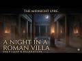 Roman Villa Ambience 🌙 | Rain & Moonlight ASMR for Sleep