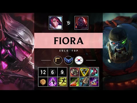 Fiora Top vs Sion - KR Diamond Patch 25.19
