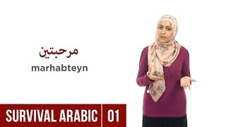 Survival Arabic: Lesson 01 - Greetings – How to say Hello in Arabic