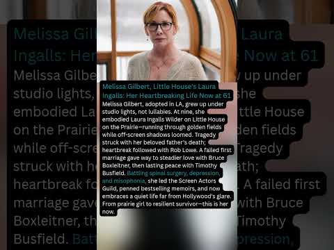 Melissa Gilbert, Little House's Laura Ingalls: Her Heartbreaking Life Now at 61