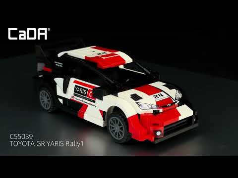 Slide 2 - 1:24 Toyota GR Yaris Rally 1 Car - 317 pcs (video)