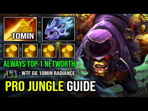 How to Fast Jungle Alchemist Like a Pro with 10Min Radiance Always Top 1 Networth Dota 2