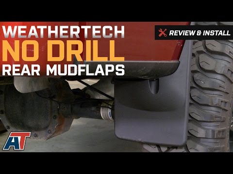 2015-2017 F150 Weathertech Rear No Drill MudFlaps Review & Install