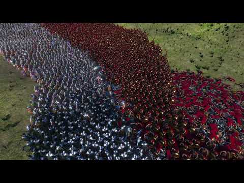 20000 Citadel Guard & Romans vs 10000 Spartans  Ultimate Epic Battle Simulator Games Zeropi Enjoy Su
