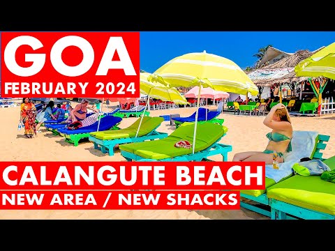 Goa | Calangute Beach - February 2024 | Famous Holiday Street, Shopping | Goa Vlog | North Goa |