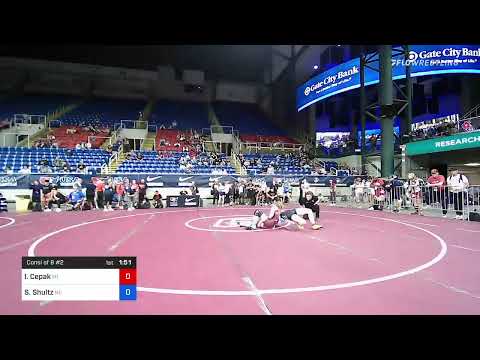 117 Lbs Consi Of 8 #2 - Isabella Cepak, Michigan Vs Sophia Shultz, Nebraska F9a7