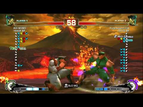 AOI MOMO [Bison] vs Kim1234 [Bison] SSF4 Japanese Online Ranked Matches - TRUE-HD