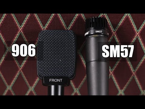 Shure SM57 vs Sennheiser 906 (electric guitar) (pt.1)