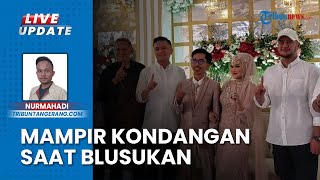 Blusukan ke Tangerang, Faldo-Fadlin Mampir ke Pernikahan Warga di Cipondoh hingga Isi Buku Tamu
