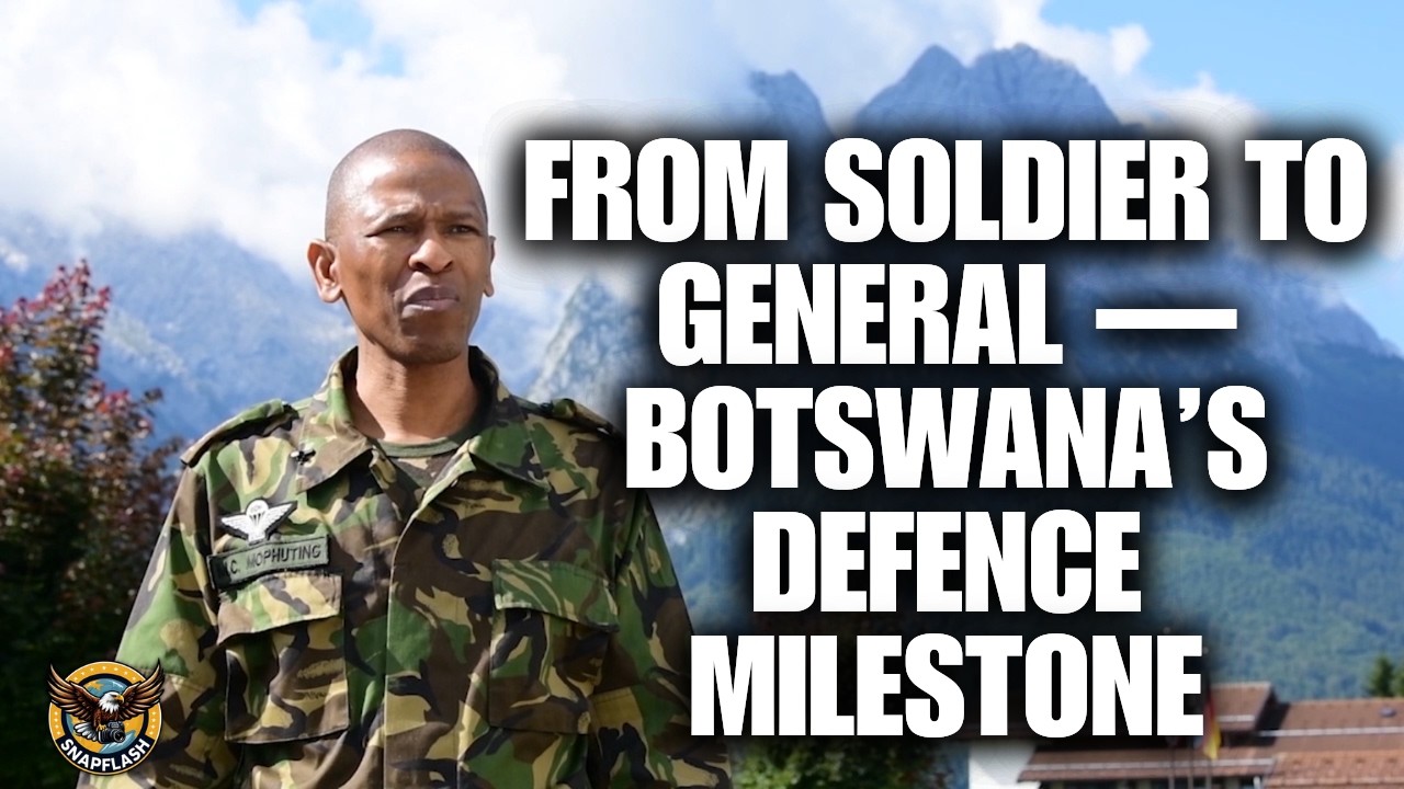 General Mpho Churchill Mophuting Appointed as Botswana’s First Four-Star BDF Commander