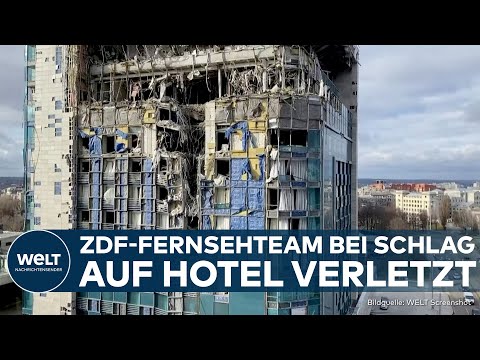 UKRAINE-KRIEG: Deutsches Fernsehteam bei russischem Raketenangriff in Charkiw verletzt