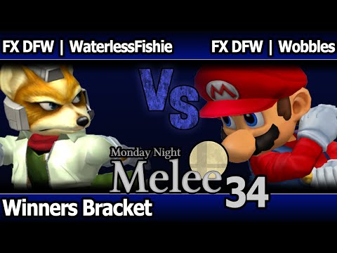 MNM 34 - FX DFW | WaterlessFishie (Fox) vs FX DFW | Wobbles (Mario) - Winners Bracket