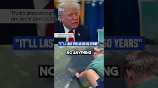 Trump really said THIS about his reflecting pool project #shorts 