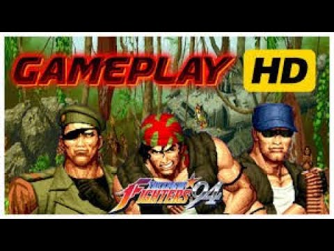 The King of Fighters '94 (1CC Level 8) IKARI WARRIORS TEAM (BRAZIL) Heidern, Ralf, Clark Playthough