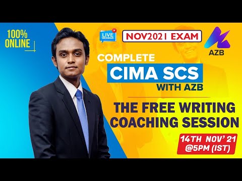 Pixlwizz CIMA SCS Writing Tips + Live Q&A with AZB | CIMA Strategic Case Study (SCS) November 2021