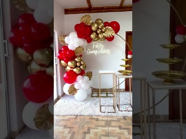 Vídeo relacionado con 60 Piezas Globos Rojos Negros y Blancos, Látex Helio Confeti Globos, para Fiesta Cumpleaños, Baby Shower, Decoración de Bodas
