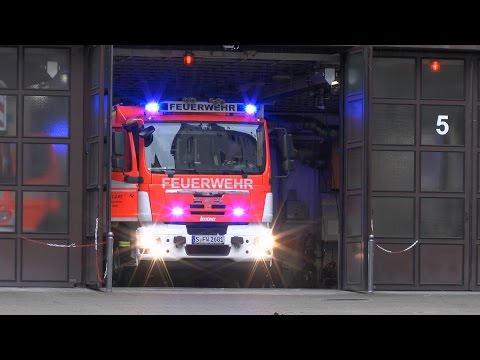 HLF-A "Florian Stuttgart 01/46-01" rückt zum Brand 3 aus