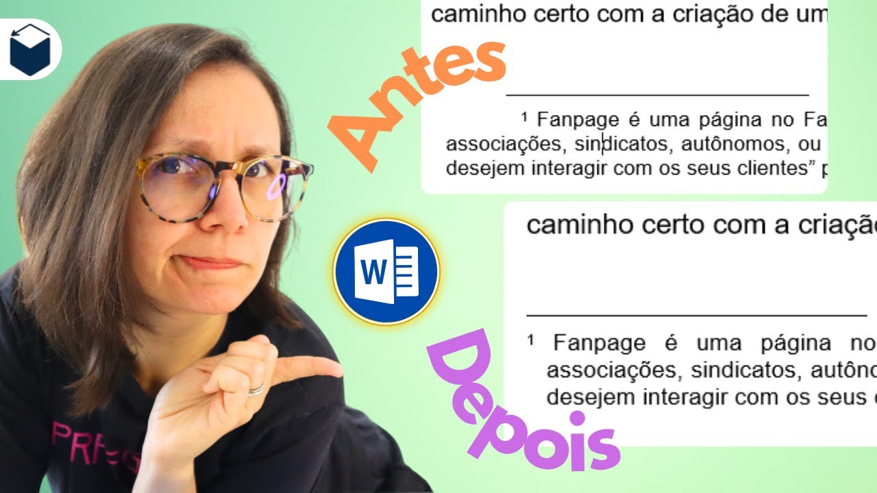 Como formatar a Linha da Nota de Rodapé