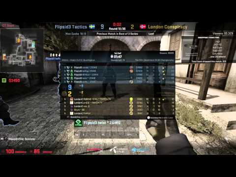 Dreamhack Winter 4-Team Qualifier. FLIPSIDE vs London Conspiracy - Map 2