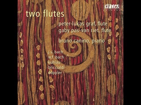 Peter-Lukas Graf - Johann Sebastian Bach: Trio Sonata in G Major for Two Flutes & B.C., BWV 1039