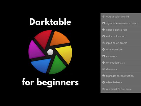 How to edit any RAW photo using Darktable in 7 minutes