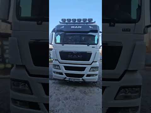 LED трубки под кабину для MAN Tgx Tga, чёрная порошковая покраска - фото 1 - id-p2561499339