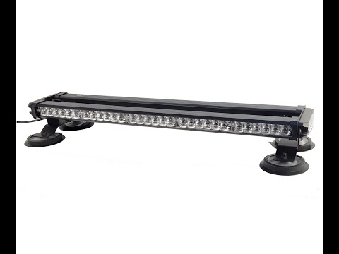 Проблесковая балка Samrai 28X-5L, 59,5 см, 15 режимов, четырехсторонняя, на магнитах