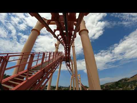 On-ride point of view of Kong