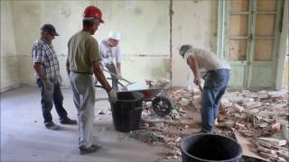 Travaux de démolition et évacuation du 1er étage