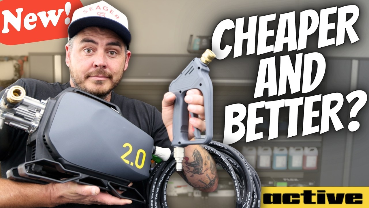 NEW ACTIVE 2.0 Pressure Washer! Best Budget Pressure Washer for Cars?