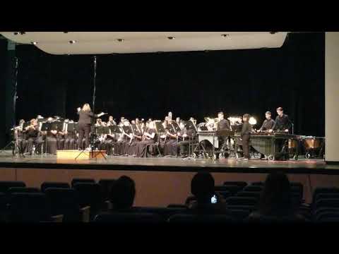 Walsh Middle School Honor Band 2019 UIL Concert - Sheltering Sky by John Mackey
