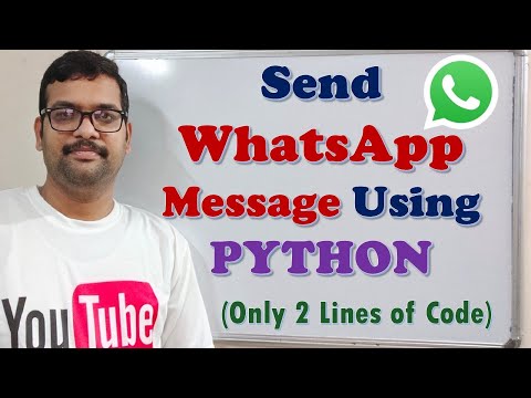 Learn SEND WHATSAPP MESSAGE USING PYTHON || AUTOMATE WHATSAPP USING ...