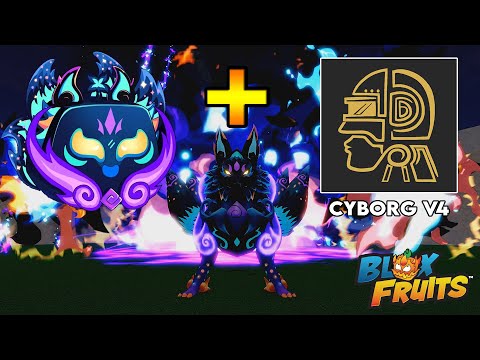 Crimson Galaxy Kitsune + Cyborg V4 = 🦊🌌💫🤖🟣 (bounty hunting)