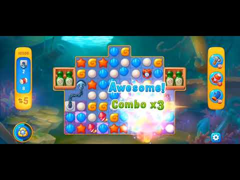 Fishdom Easy Level 10506 (with ingame boosters and the Hammer) @choraelmin