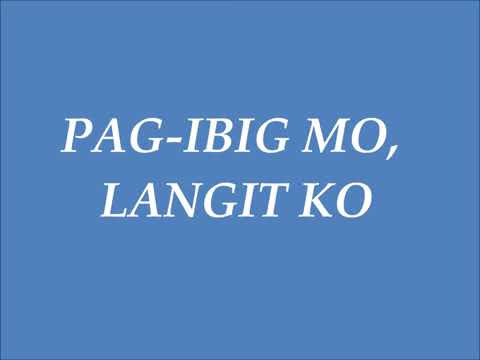 ❤❤❤ Pag-ibig Mo Langit Ko/with lyrics/ Song by: April Boys vingo Regino ❤❤❤