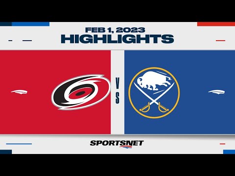 NHL Highlights | Hurricanes vs. Sabres - February 1, 2023