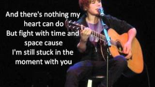 Stuck In The Moment (acoustic) - Justin Bieber LYRICS!