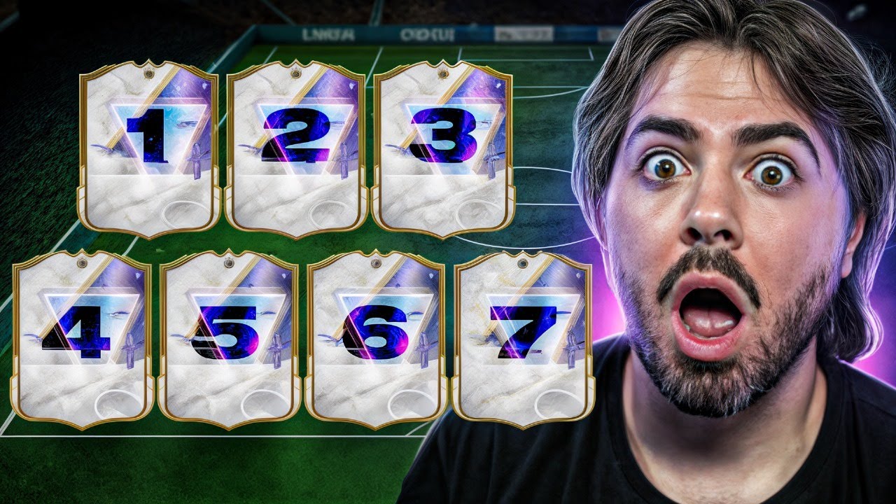O NOVO RECORDE DE ICONS!!! 7 ICONS EM UM SÓ TIME! FUT DRAFT FC 25