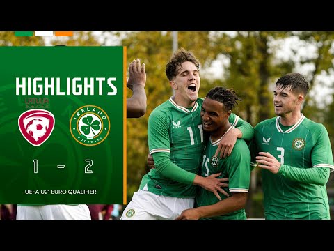 HIGHLIGHTS | Latvia U21 1-2 Ireland U21 | UEFA U21 EURO Qualifier