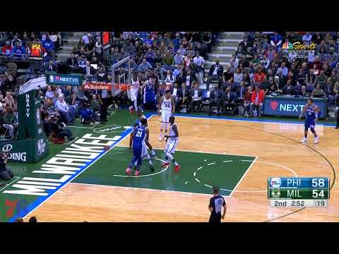 JJ Redick | Highlights at Bucks (3.4.18)