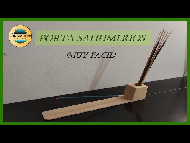 Vídeo relacionado con Nazaret Store de Madera Gris Quemador de Incienso de Resina Soporte Caja de Madera Natural Negro Destilador Buque